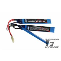 Akumulator Li-Fe 9,9V 1000mAh 20C [3x1] ASG