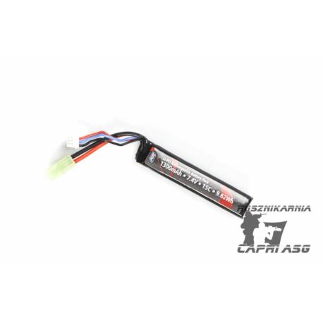 Akumulator Li-Po 7,4V 1300mAh 15C [Pipe]  ASG