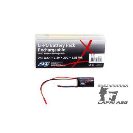 Akumulator Li-Po 7,4V 250mAh 20C [AEP]  ASG